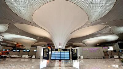 The Navi Mumbai International Airport was officially inaugurated by Prime Minister Narendra Modi on October 8, nearly 28 years after its initial planning began. (PTI) The Navi Mumbai International Airport was officially inaugurated by Prime Minister Narendra Modi on October 8, nearly 28 years after its initial planning began. (PTI)