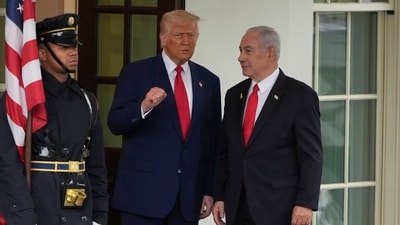 The US president stated that Israel had a right to respond to the alleged violations by Hamas, further warning the Palestinian militant group of “termination”. (AP) The US president stated that Israel had a right to respond to the alleged violations by Hamas, further warning the Palestinian militant group of “termination”. (AP)