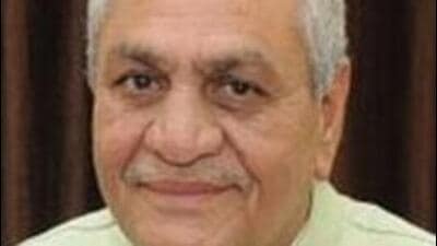 Uttar Pradesh minister Laxmi Narain Chaudhary made the announcement about the sugarcane price on Wednesday. (FILE PHOTO) Uttar Pradesh minister Laxmi Narain Chaudhary made the announcement about the sugarcane price on Wednesday. (FILE PHOTO)