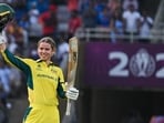 Australia’s Phoebe Litchfield. (Raju Shinde/HT)