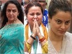 Rohini Acharya hit out at the BJP, naming leaders such as Hema Malini, and Kangana Ranaut, among others. Rohini Acharya hit out at the BJP, naming leaders such as Hema Malini, and Kangana Ranaut, among others.