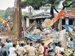 iMumbai, India - October 30, 2025: Forty-two slum families are being evicted in Siddharth Nagar, Andheri west, to make way for a new bridge that will connect Yari Road and Lokhandwala in Mumbai, India, on Thursday, October 30, 2025. (Photo by Satish Bate/ Hindustan Times) (Hindustan Times) iMumbai, India - October 30, 2025: Forty-two slum families are being evicted in Siddharth Nagar, Andheri west, to make way for a new bridge that will connect Yari Road and Lokhandwala in Mumbai, India, on Thursday, October 30, 2025. (Photo by Satish Bate/ Hindustan Times) (Hindustan Times)