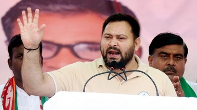Tejashwi Yadav also accused the government of bribing ten lakh women by distributing money into their bank accounts. (ANI) Tejashwi Yadav also accused the government of bribing ten lakh women by distributing money into their bank accounts. (ANI)