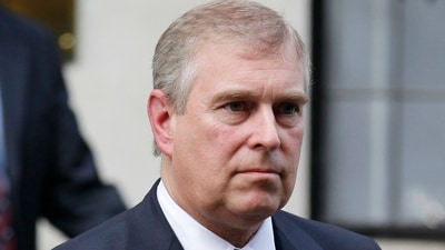 Britain's Prince Andrew leaves King Edward VII hospital in London in 2012. (AP) Britain's Prince Andrew leaves King Edward VII hospital in London in 2012. (AP)
