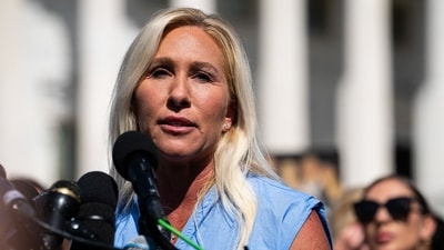 Marjorie Taylor Greene was a longtime Donald Trump supporter but has now broken ranks over a variety of issues. (Bloomberg) Marjorie Taylor Greene was a longtime Donald Trump supporter but has now broken ranks over a variety of issues. (Bloomberg)
