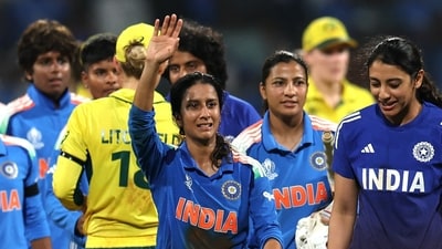 India's Jemimah Rodrigues celebrates after winning the match (REUTERS)
