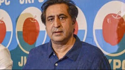 Handwara MLA Sajjad Lone (File)