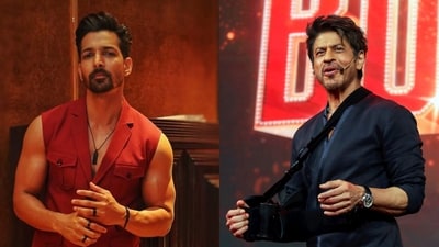 Harshvardhan Rane says he's nothing compared to Shah Rukh Khan. Harshvardhan Rane says he's nothing compared to Shah Rukh Khan.