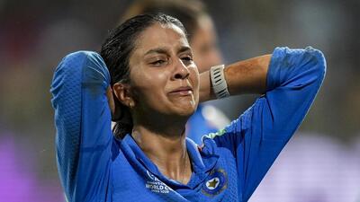 India's Jemimah Rodrigues reacts after winning the ICC Women's World Cup semi-final. (PTI) India's Jemimah Rodrigues reacts after winning the ICC Women's World Cup semi-final. (PTI)