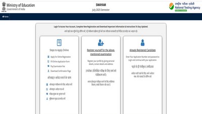 NTA SWAYAM July Semester Exam 2025: Last date to apply today at exams.nta.nic.in/swayam/, direct link here NTA SWAYAM July Semester Exam 2025: Last date to apply today at exams.nta.nic.in/swayam/, direct link here