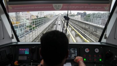 Bengaluru: The cocket of a newly-inaugurated Yellow Line metro train of the Bangalore Metro Rail, in Bengaluru, Karnataka, Sunday, Aug. 10, 2025. (PTI Photo/Shailendra Bhojak) (PTI08_10_2025_000192B) (PTI) Bengaluru: The cocket of a newly-inaugurated Yellow Line metro train of the Bangalore Metro Rail, in Bengaluru, Karnataka, Sunday, Aug. 10, 2025. (PTI Photo/Shailendra Bhojak) (PTI08_10_2025_000192B) (PTI)