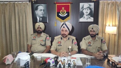 Rupnagar SSP Gulneet Khurana confirmed that the retired cop was arrested while he was on his way to surrender before the district court. (HT) Rupnagar SSP Gulneet Khurana confirmed that the retired cop was arrested while he was on his way to surrender before the district court. (HT)