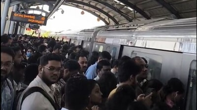 Services on Bengaluru's Purple Line metro were suspended for nearly two hours, prompting frustration from commuters on social media. (X)