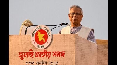 The Yunus administration’s resolve to investigate the Hasina government’s omissions is understandable, but it must differentiate between the leader and her party. (AFP) The Yunus administration’s resolve to investigate the Hasina government’s omissions is understandable, but it must differentiate between the leader and her party. (AFP)