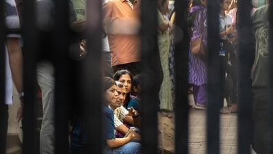 The police rescued 17 children, a man and two women who were held hostage by Rohit Arya, in Powai on Thursday. Arya died after being shot in the chest by the police. ((Photo by Satish Bate/ Hindustan Times)) The police rescued 17 children, a man and two women who were held hostage by Rohit Arya, in Powai on Thursday. Arya died after being shot in the chest by the police. ((Photo by Satish Bate/ Hindustan Times))