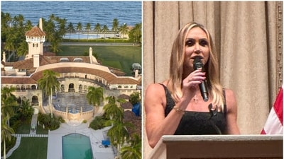 The grand gala was also attended by the Republican's daughter-in-law Lara Trump. The grand gala was also attended by the Republican's daughter-in-law Lara Trump.