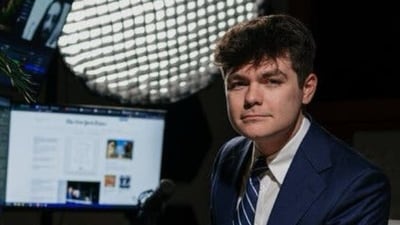 Nick Fuentes appeared on an interview with Tucker Carlson which sparked a backlash online. (X/@MediaOffstream) Nick Fuentes appeared on an interview with Tucker Carlson which sparked a backlash online. (X/@MediaOffstream)