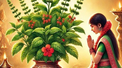 తులసి వాస్తు చిట్కాలు: పొరపాటున కూడా తులసి మొక్క దగ్గర ఈ మూడింటిని పెట్టకూండా చూసుకోండి (pinterest) తులసి వాస్తు చిట్కాలు: పొరపాటున కూడా తులసి మొక్క దగ్గర ఈ మూడింటిని పెట్టకూండా చూసుకోండి (pinterest)