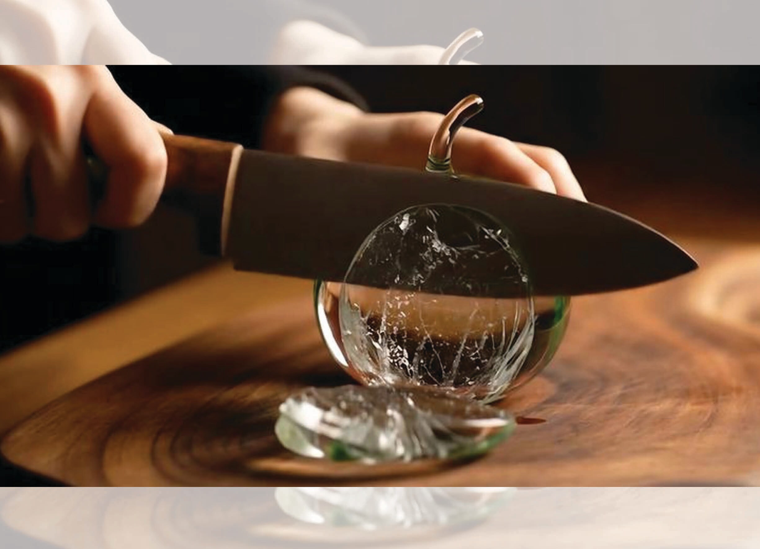 There are thousands of soothing videos of cutlery slicing into glass objects. There are thousands of soothing videos of cutlery slicing into glass objects.