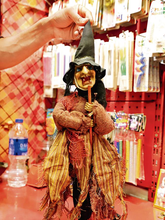 Spun from net and a dash of dark magic, this witch is all set to cast some seriously stylish Halloween spells! Price: ₹750. Spun from net and a dash of dark magic, this witch is all set to cast some seriously stylish Halloween spells! Price: ₹750.