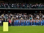 Players pay tribute to Ben Austin. Players pay tribute to Ben Austin.