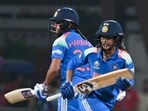 India`s Jemimah Rodrigues and Harmanpreet Kaur run between wickets. India`s Jemimah Rodrigues and Harmanpreet Kaur run between wickets.