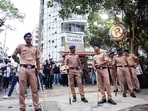 Mahavir Classic, a commercial-cum-residential building, had been rented out by accused Rohit Arya four days ago. Mahavir Classic, a commercial-cum-residential building, had been rented out by accused Rohit Arya four days ago.