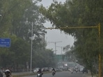 Installed at 41 major intersections and roads, the newly developed ITMS aims to optimise traffic management, including traffic control and traffic enforcement, besides flagging violations such as related to red-light, no-helmet, and triple-riding, among others. (Sakib Ali/HT Photo)
