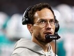 Head coach Mike McDaniel of the Miami Dolphins looks on against the Baltimore Ravens during the first quarter Head coach Mike McDaniel of the Miami Dolphins looks on against the Baltimore Ravens during the first quarter