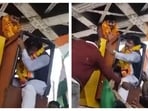 The incident took place at the city's Semriya Chowk, during a 'Run for Unity' event. The incident took place at the city's Semriya Chowk, during a 'Run for Unity' event.