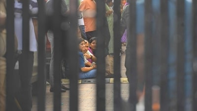 The students, aged between 12 and 15, had been called to the RA Studio in Mahavir Classic for an audition. (HT Photo) The students, aged between 12 and 15, had been called to the RA Studio in Mahavir Classic for an audition. (HT Photo)