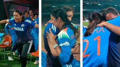 Smriti Mandhana was extremely emotional as India beat Australia, on Thursday. (X) Smriti Mandhana was extremely emotional as India beat Australia, on Thursday. (X)