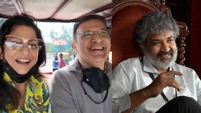 Archana Puran Singh and Parmeet Sethi crack jokes about SS Rajamouli. Archana Puran Singh and Parmeet Sethi crack jokes about SS Rajamouli.