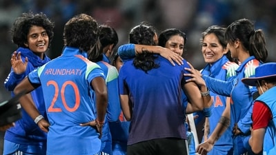 India defeated Australia by five wickets in the Women's World Cup semi-final on Thursday. (AFP) India defeated Australia by five wickets in the Women's World Cup semi-final on Thursday. (AFP)