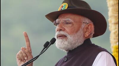 Prime Minister Narendra Modi said Patel’s policies created history. (PTI) Prime Minister Narendra Modi said Patel’s policies created history. (PTI)