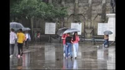 The IMD report states that district Sirmaur recorded the highest rainfall at 96.9 mm, followed by Solan (93.7 mm) and Kangra (95.4 mm). (File) The IMD report states that district Sirmaur recorded the highest rainfall at 96.9 mm, followed by Solan (93.7 mm) and Kangra (95.4 mm). (File)