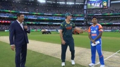 Suryakumar Yadav saw the funny side of things after losing yet another toss Suryakumar Yadav saw the funny side of things after losing yet another toss
