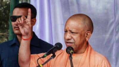 Uttar Pradesh chief minister Yogi Adityanath speaks at the ‘Run for Unity’ event in Lucknow on Friday. (ANI PHOTO) Uttar Pradesh chief minister Yogi Adityanath speaks at the ‘Run for Unity’ event in Lucknow on Friday. (ANI PHOTO)