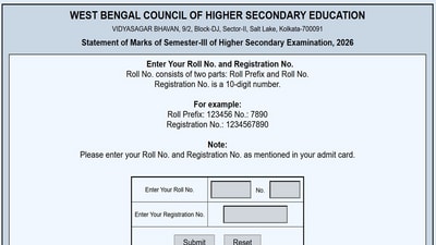 WBCHSE HS Result 2026 for Semester 3 out at wbchse.wb.gov.in, direct link here WBCHSE HS Result 2026 for Semester 3 out at wbchse.wb.gov.in, direct link here