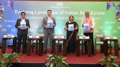 India’s REIT market is set to nearly double from ₹10.4 trillion in 2025 to ₹19.7 trillion by 2030, according to a Knight Frank India and CII report. (File Photo ) India’s REIT market is set to nearly double from ₹10.4 trillion in 2025 to ₹19.7 trillion by 2030, according to a Knight Frank India and CII report. (File Photo )