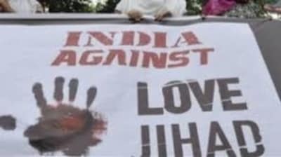 Love jihad’ is a term popularised by radical Hindu groups to describe what they believe is an organised conspiracy of Muslim men to force or trick Hindu women into conversion and marriage. (HT Photo) Love jihad’ is a term popularised by radical Hindu groups to describe what they believe is an organised conspiracy of Muslim men to force or trick Hindu women into conversion and marriage. (HT Photo)