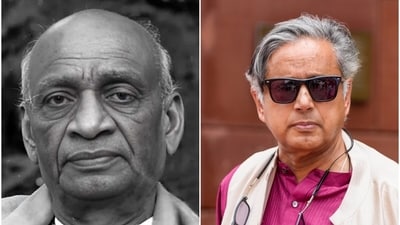 Congress MP Shashi Tharoor offered his "pranaams" to Sardar Vallabhbhai Patel on his 150th birth anniversary. (X/PTI) Congress MP Shashi Tharoor offered his "pranaams" to Sardar Vallabhbhai Patel on his 150th birth anniversary. (X/PTI)