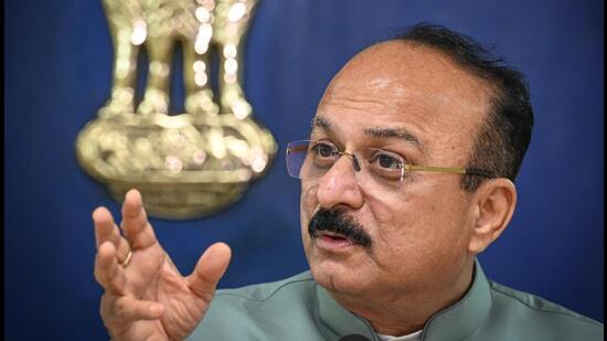 Delhi education minister Aashish Sood (HT Photo)