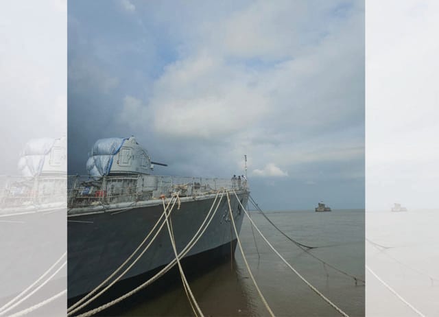 You can clamber aboard the museum ship INS Khukri to see how sailors live. (CAROL LOBO) You can clamber aboard the museum ship INS Khukri to see how sailors live. (CAROL LOBO)