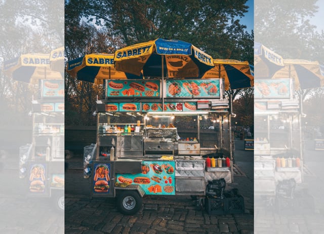 The best food isn’t always fancy. Sometimes, it’s a hot dog on a crowded New York street. (ADOBE STOCK) The best food isn’t always fancy. Sometimes, it’s a hot dog on a crowded New York street. (ADOBE STOCK)