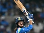 Jemimah Rodrigues in action during her historic 127* at DY Patil Stadium vs Australia. Jemimah Rodrigues in action during her historic 127* at DY Patil Stadium vs Australia.