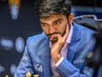 D Gukesh during a game.(HT_PRINT)