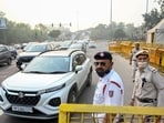 Officials said 46 teams have been deployed for round-the-clock monitoring at 23 border points. (Sunil Ghosh/HT Photo) Officials said 46 teams have been deployed for round-the-clock monitoring at 23 border points. (Sunil Ghosh/HT Photo)
