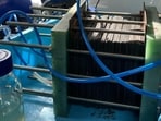 Tharam-Thiran Green Energy Flow was registered in 2020, by Vasu along with other members Kaleesh Kumar M, electrochemist and Vaisakh V, product development. (HT PHOTO) Tharam-Thiran Green Energy Flow was registered in 2020, by Vasu along with other members Kaleesh Kumar M, electrochemist and Vaisakh V, product development. (HT PHOTO)