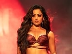 Thamma box office collection day 10: Rashmika Mandanna in a still from the film. 